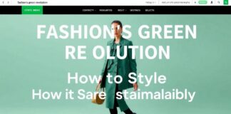 Fashion’s Green Revolution: How to Style Sustainably Fashion's Green Revolution: How to Style Sustainably