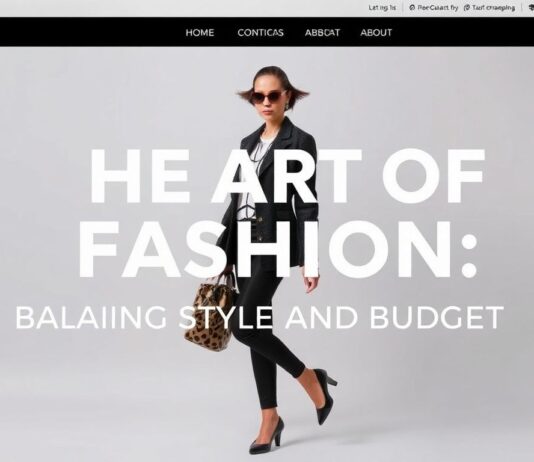 The Art of Fashion: Balancing Style and Budget The Art of Fashion: Balancing Style and Budget