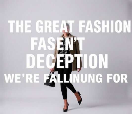 The Great Fashion Lie We’re All Buying Into The Great Fashion Deception We're All Falling For
